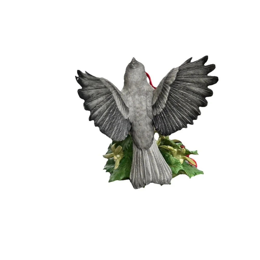 Lenox Bird Collection 1999 Lenox Christmas Tufted Titmouse Vintage Collectible